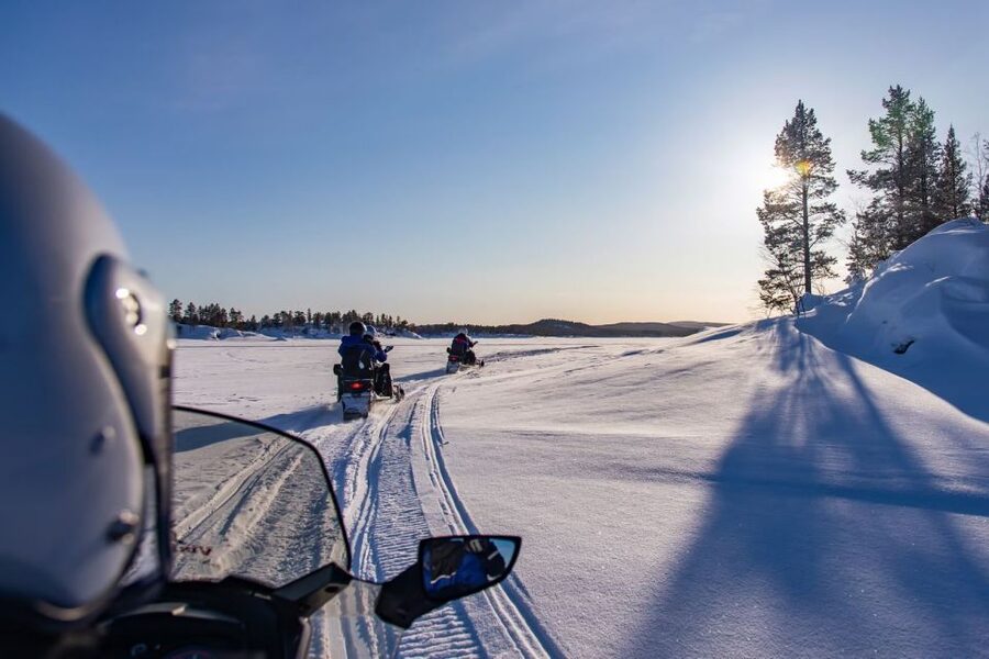 Rovaniemi: Snowmobile Safari Adventure - Getting suited up at the office: where comfort starts (and where delays can happen)