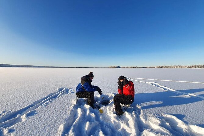 Snowmobile and Ice Fishing Experience - What’s included: gear, warmth, and a real meal