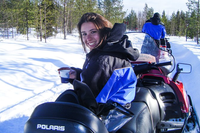Snowmobile Safari in the Forest - The main ride: swamps, forests, lakes, and river crossings
