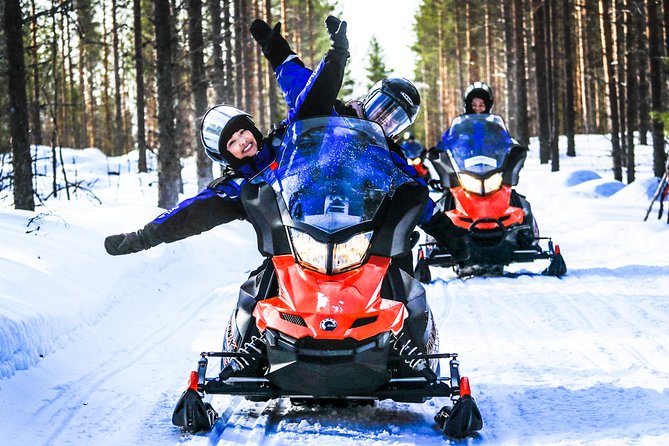 Snowmobile Safari in the Nature - What the Safari Feels Like: Forest Trails, Frozen Lakes, and Photo Breaks