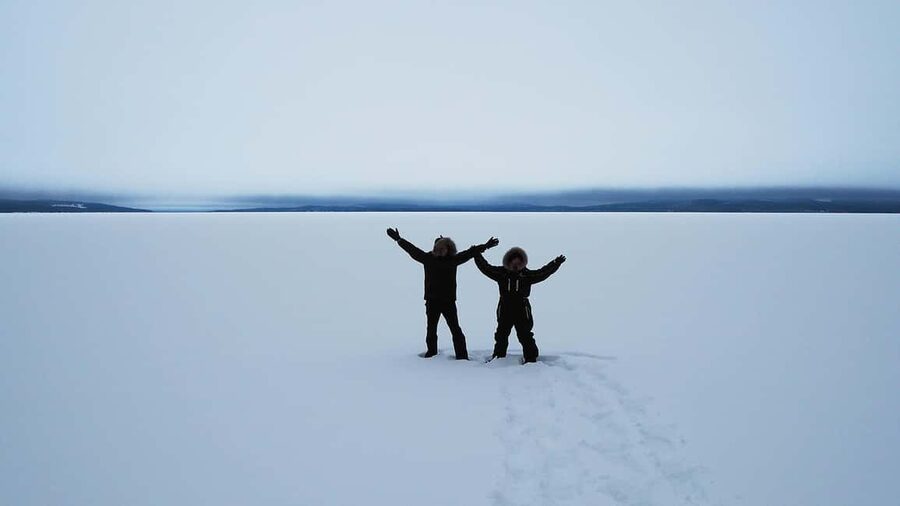 Snowshoe experience with traditional beverages in Lapland - The Snowshoe Lesson: The Fast Way to Feel Confident